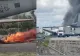 Avion în flăcări după ce a ieșit de pe pistă la aterizare pe aeroportul din Miami